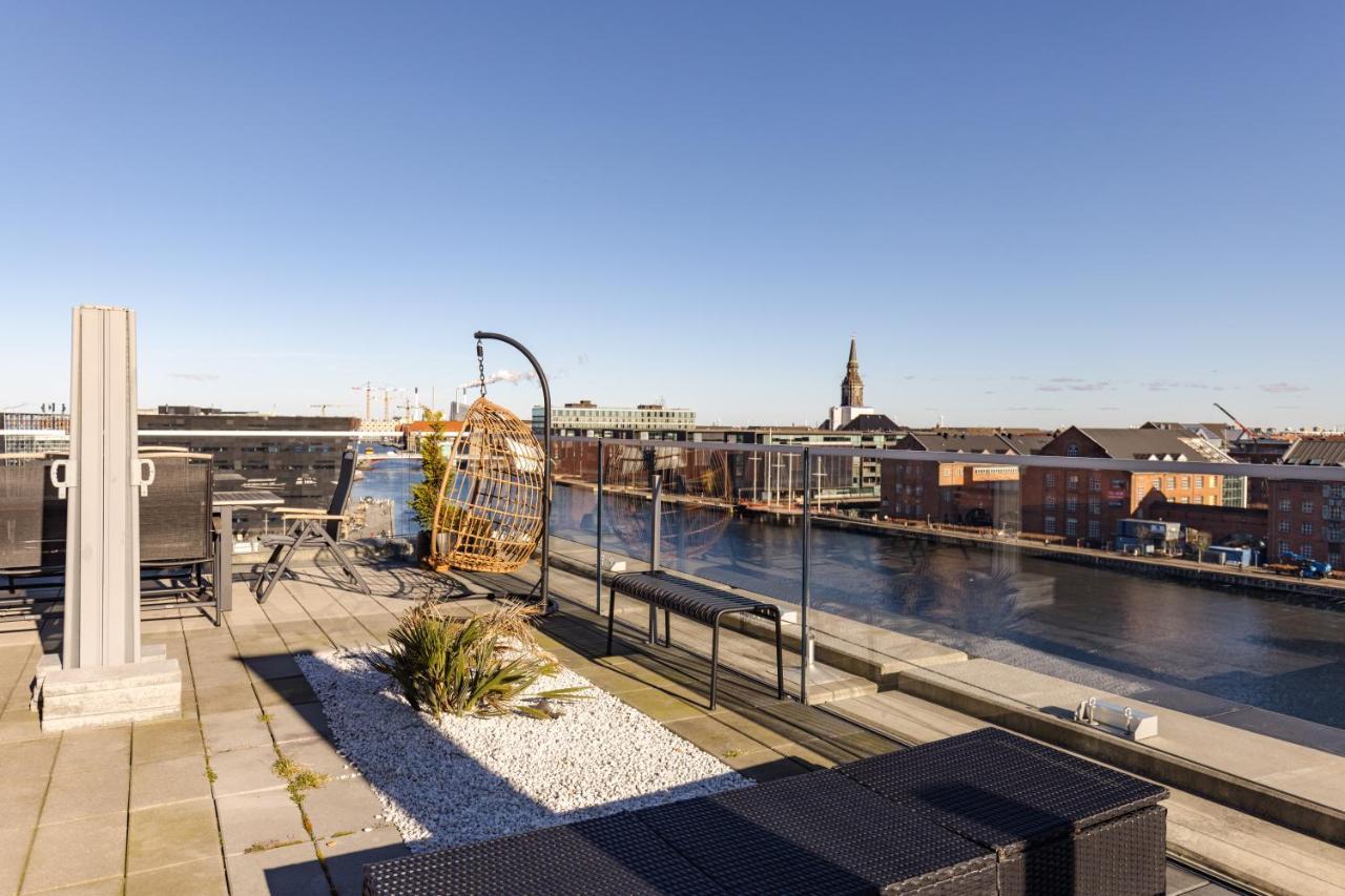 Luxury Harbourfront Penthouse With Private Rooftop Kopenhaga Zewnętrze zdjęcie