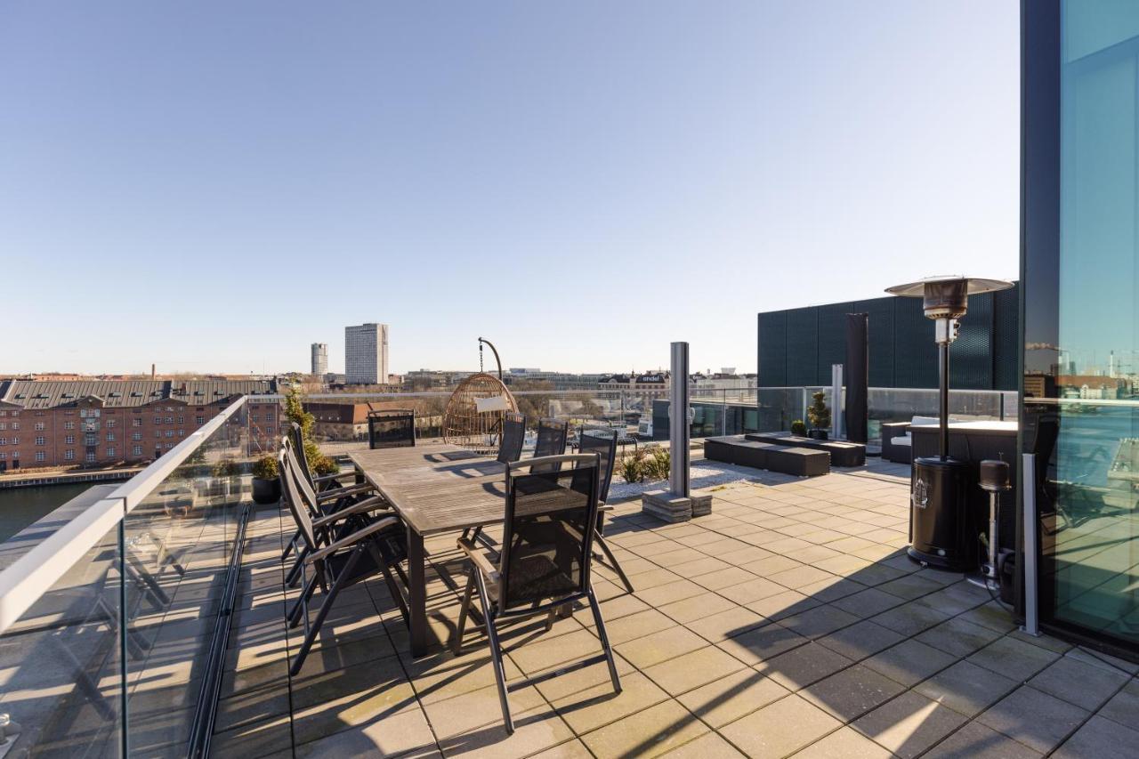 Luxury Harbourfront Penthouse With Private Rooftop Kopenhaga Zewnętrze zdjęcie