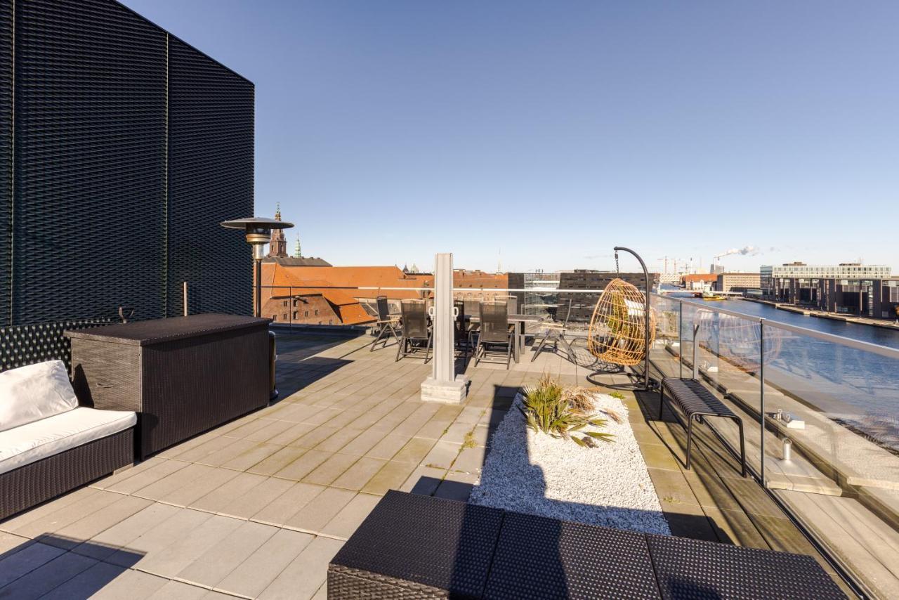 Luxury Harbourfront Penthouse With Private Rooftop Kopenhaga Zewnętrze zdjęcie